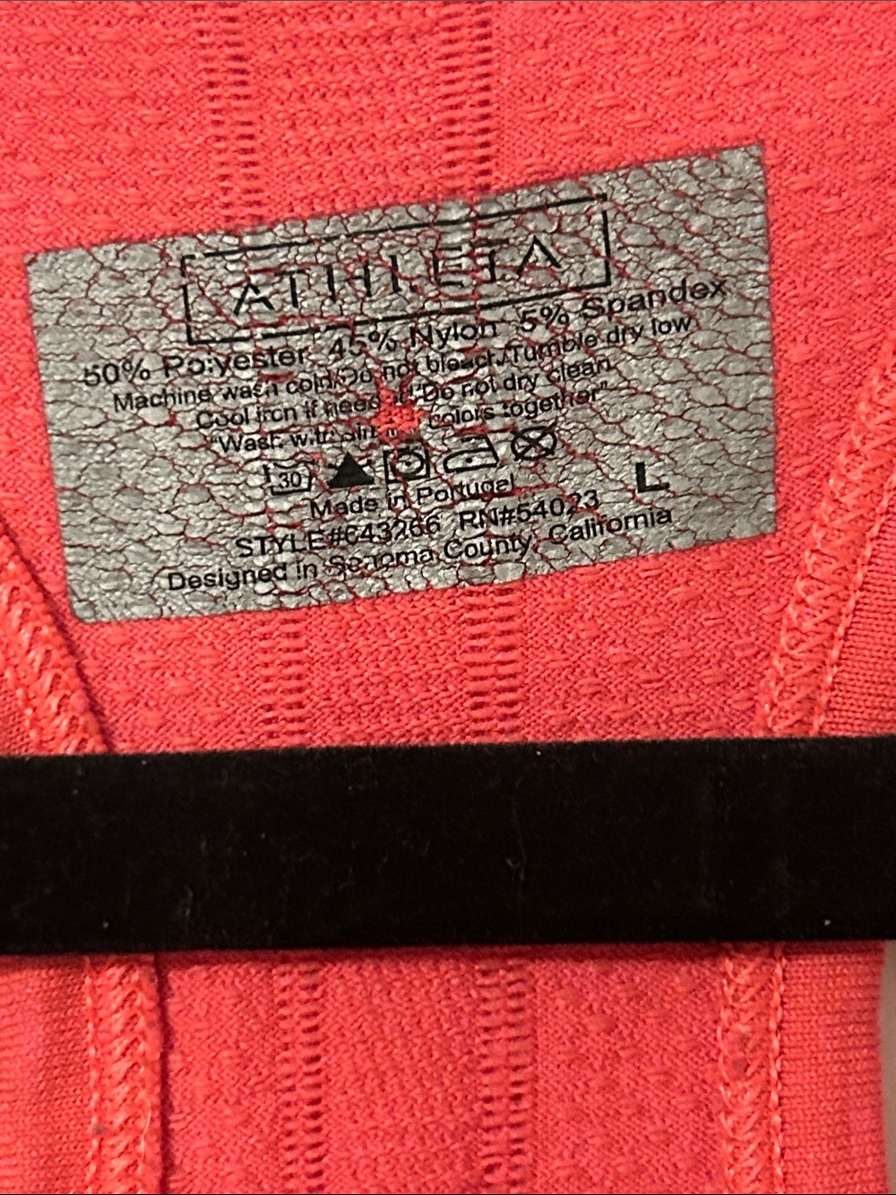Athleta Coral Racerback Ruched Tank - Picture 2 of 6